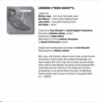 2CD Legend: Legend ("Red Boot") / Moonshine