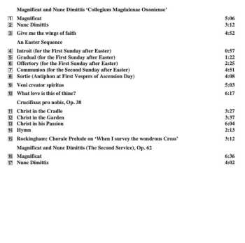 CD St. John's College Choir: Sacred Choral Music - An Easter Sequence / Crucifixus Pro Nobis