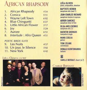 CD Leïla Olivesi: African Rhapsody
