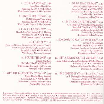 CD Lena Horne: Love Is The Thing