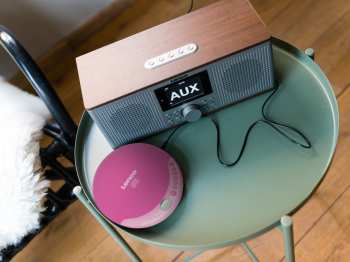 Audiotechnika Lenco CD-011BU Růžová