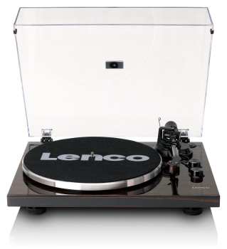 Audiotechnika Lenco LBT-345WA Ořech + Ortofon 2m Red