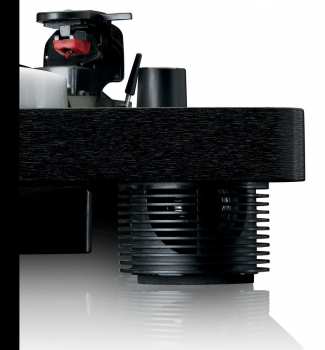 Audiotechnika Lenco LS-50LEDBK gramofon s reproduktory a LED osvětlením