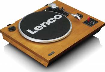 Audiotechnika Lenco LS-55 gramofon s Bluetooth, USB a vestavěnými reproduktory Wood