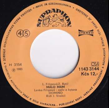 SP Lenka Filipová: Bleší Trh / Málo Mám