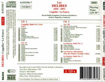 2CD Léo Delibes: Coppélia (Complete Ballet In 3 Acts) - La Source (Suites)