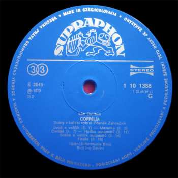 LP Léo Delibes: Coppélia (Hudba Z Baletu)