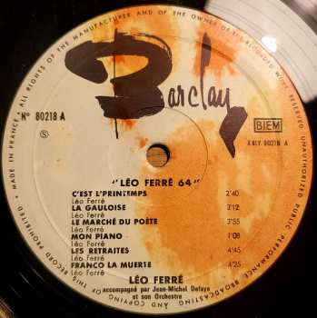 LP Léo Ferré: Ferré 64