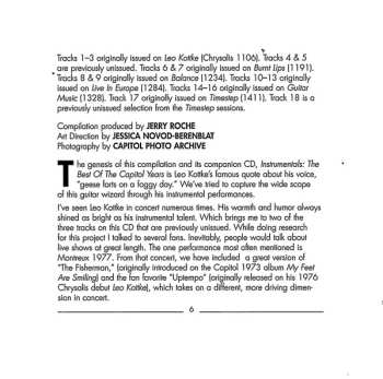 CD Leo Kottke: Instrumentals: The Best Of The Chrysalis Years