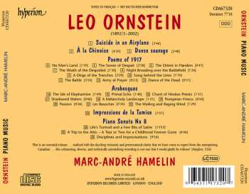 CD Marc-André Hamelin: Suicide In An Airplane, Danse Sauvage, Sonata 8 And Other Piano Music