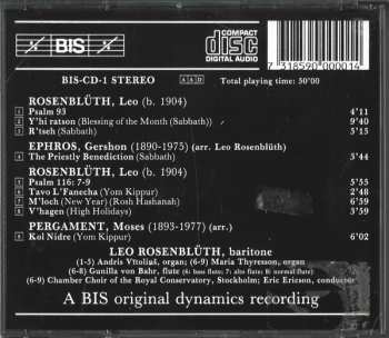 CD Leo Rosenblüth: Jewish Liturgical Music