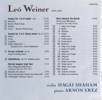 CD Leo Weiner: Violin Sonatas