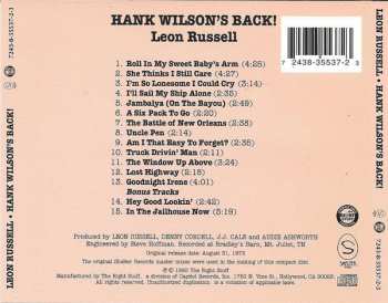 CD Leon Russell: Hank Wilson's Back!