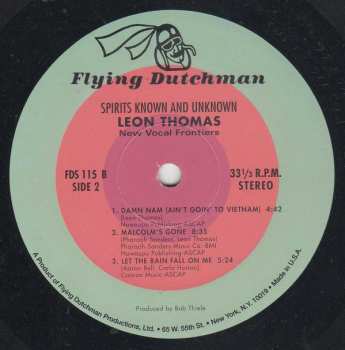 LP Leon Thomas: Spirits Known And Unknown LTD