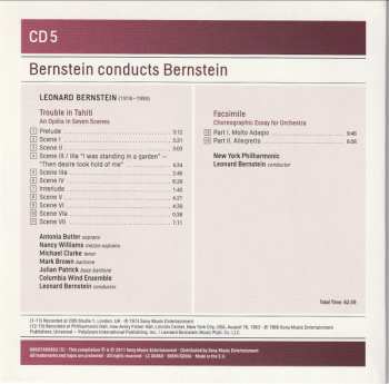 7CD/Dobozkészlet Leonard Bernstein: Bernstein Conducts Bernstein: Stage Works • Symphonies • Ballets • Choral Works • Songs