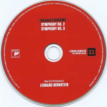 CD Johannes Brahms: Symphony No. 2 In D Major - Symphony No. 3 In F Major