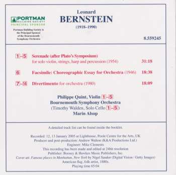 8CD/DVD Leonard Bernstein: Leonard Bernstein 1918 - 1990 / Marin Alsop - The Complete Naxos Recordings