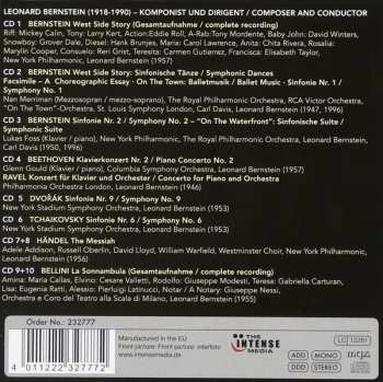 10CD/Dobozkészlet Leonard Bernstein: Leonard Bernstein