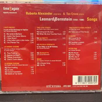 CD Leonard Bernstein: Leonard Bernstein Songs