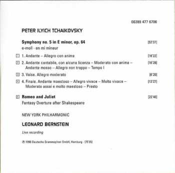 4CD/Dobozkészlet Pyotr Ilyich Tchaikovsky: Symphonies Nos. 4, 5 & 6 "Pathétique" | "1812" Overture | Romeo & Juliet | Francesca Di Rimini