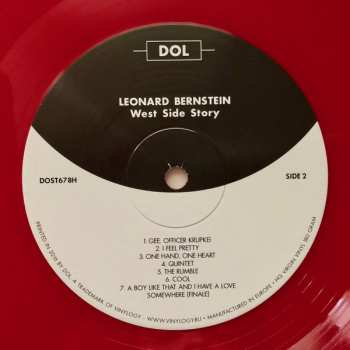 LP Leonard Bernstein: West Side Story (The Original Sound Track Recording) CLR