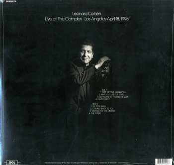LP Leonard Cohen: Live At The Complex - Los Angeles - April 18, 1993
