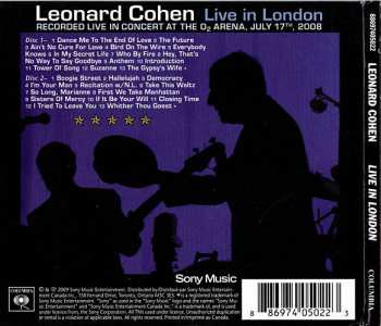 2CD Leonard Cohen: Live In London DIGI
