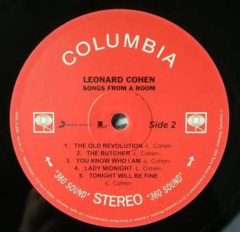 LP Leonard Cohen: Songs From A Room