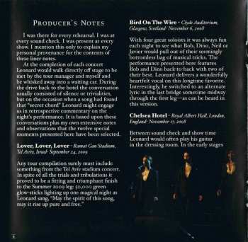 CD/DVD Leonard Cohen: Songs From The Road