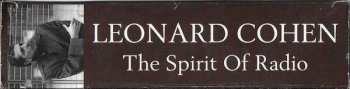 3CD/Dobozkészlet Leonard Cohen: The Spirit Of Radio (Classic Broadcasts Recordings)