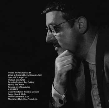 CD Archaeus Quartet: String Quartets 1, 5 And 10