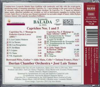 CD Leonardo Balada: Caprichos Nos. 1 And 5