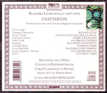 2CD Ruggiero Leoncavallo: Chatterton