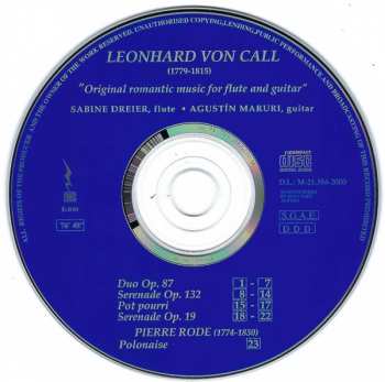 CD Sabine Dreier: Original Romantic Music for Flute and Guitar
