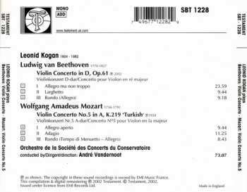 CD Ludwig van Beethoven: Violin Concerto / Violin Concerto No. 5
