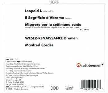 CD Manfred Cordes: Il Sagrifizio D'Abramo • Miserere