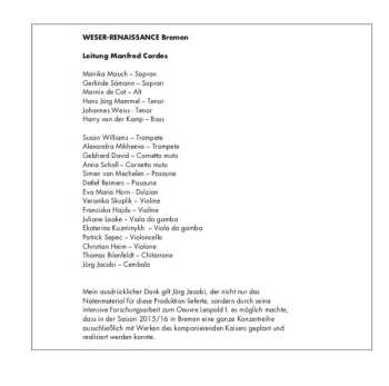 CD Manfred Cordes: Requiem / Lectiones