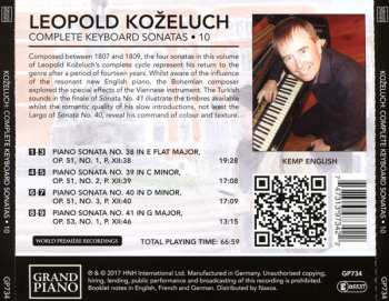 CD Leopold Koželuh: Complete Keyboard Sonatas - 10