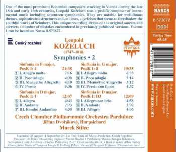 CD Leopold Koželuh: Symphonies • 2