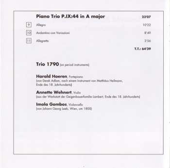 CD Leopold Koželuh: Three Scottish Piano Trios