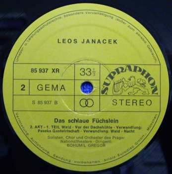 2LP/Dobozkészlet Leoš Janáček: Das Schlaue Füchslein