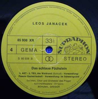 2LP/Dobozkészlet Leoš Janáček: Das Schlaue Füchslein