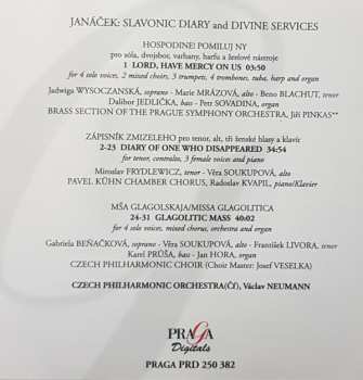 CD Leoš Janáček: Hospodine! Glagolithic Mass, Diary Of One Who Disappeared