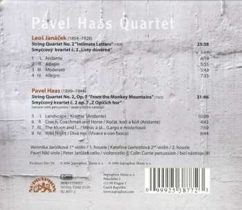 CD Pavel Haas Quartet: 'Intimate Letters' · String Quartet No. 2
