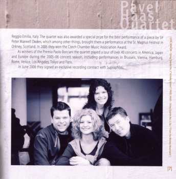 CD Pavel Haas Quartet: 'Intimate Letters' · String Quartet No. 2