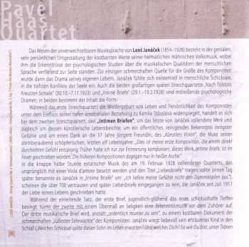 CD Pavel Haas Quartet: 'Intimate Letters' · String Quartet No. 2