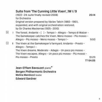 SACD Edward Gardner: Orchestral Works, Vol. 1 Suite From 'The Cunning Little Vixen', Sinfonietta, Capriccio
