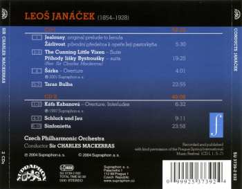 2CD The Czech Philharmonic Orchestra: Sir Charles Mackerras Conducts Janáček
