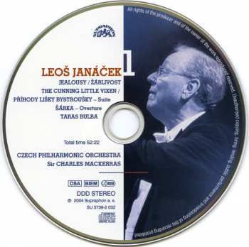 2CD The Czech Philharmonic Orchestra: Sir Charles Mackerras Conducts Janáček