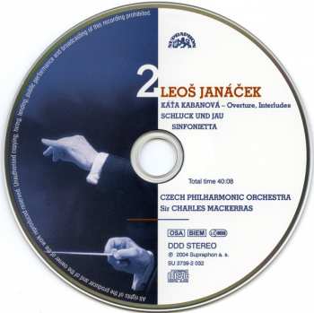 2CD The Czech Philharmonic Orchestra: Sir Charles Mackerras Conducts Janáček